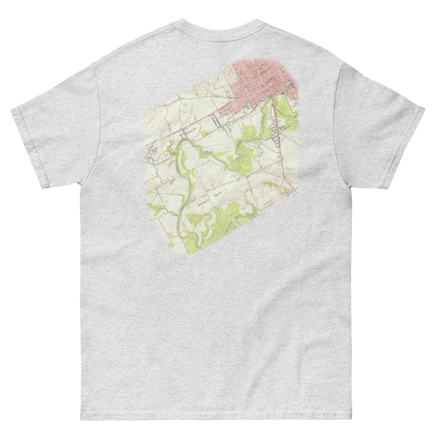 Forked Deer Paddle Club Map Tee