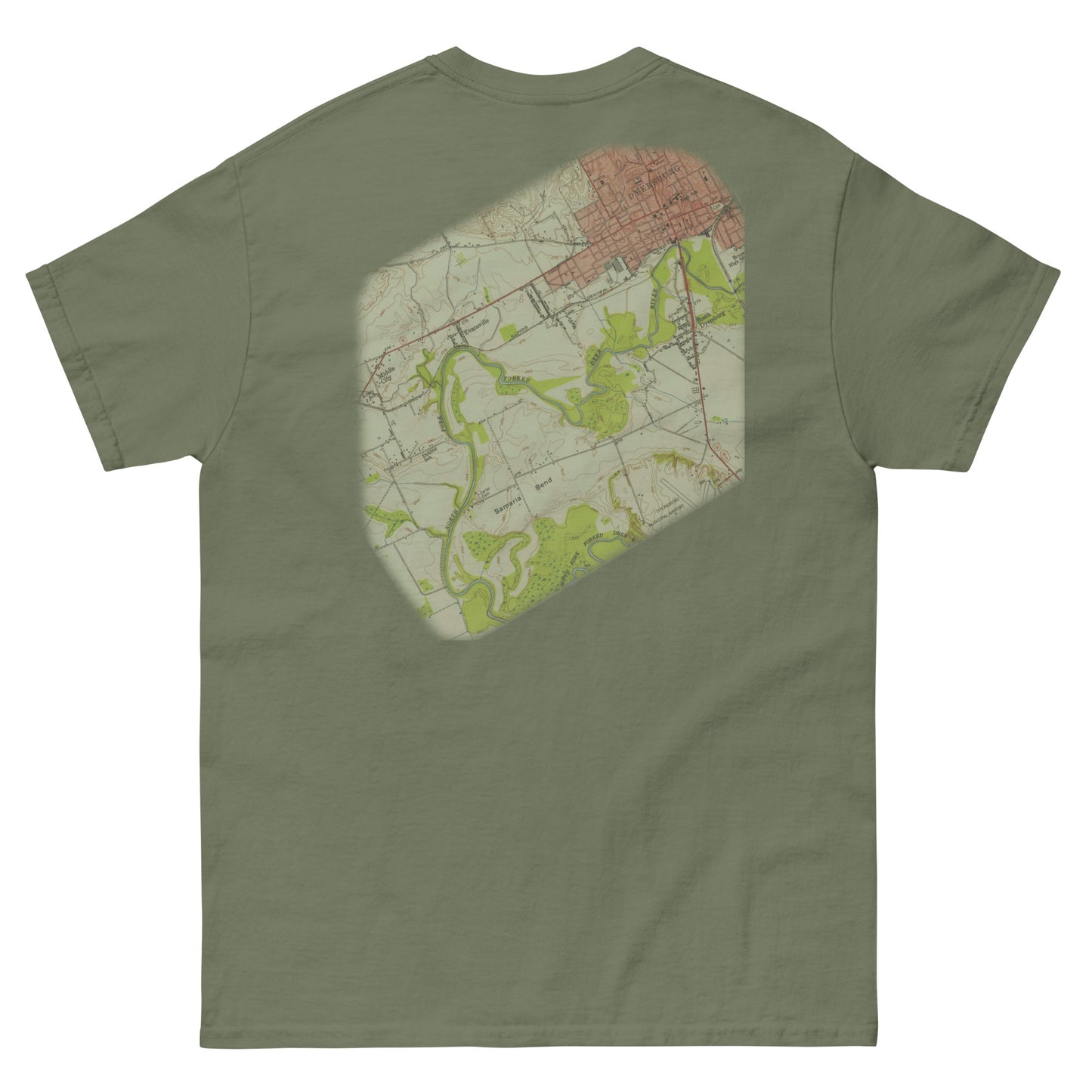 Forked Deer Paddle Club Map Tee