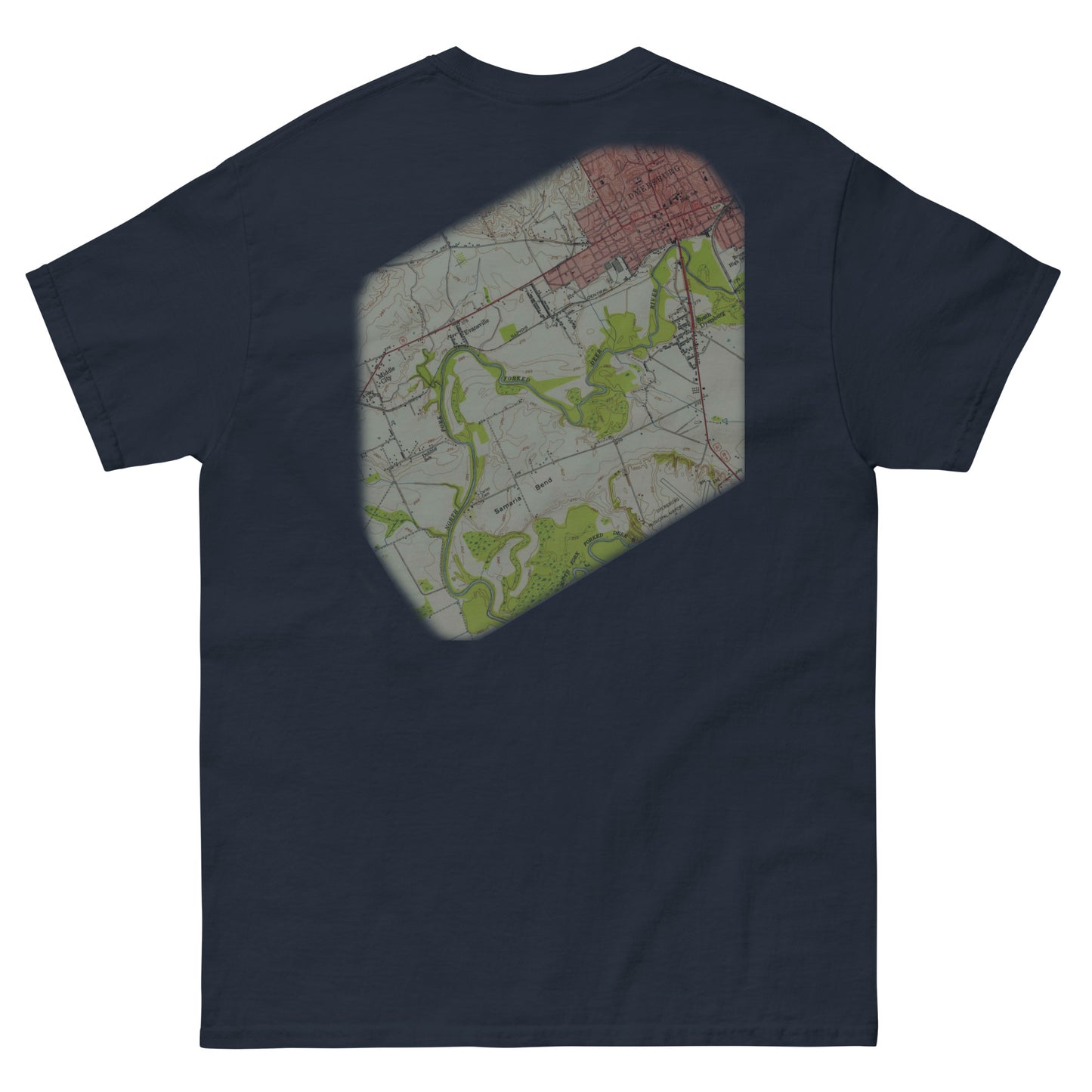 Forked Deer Paddle Club Map Tee