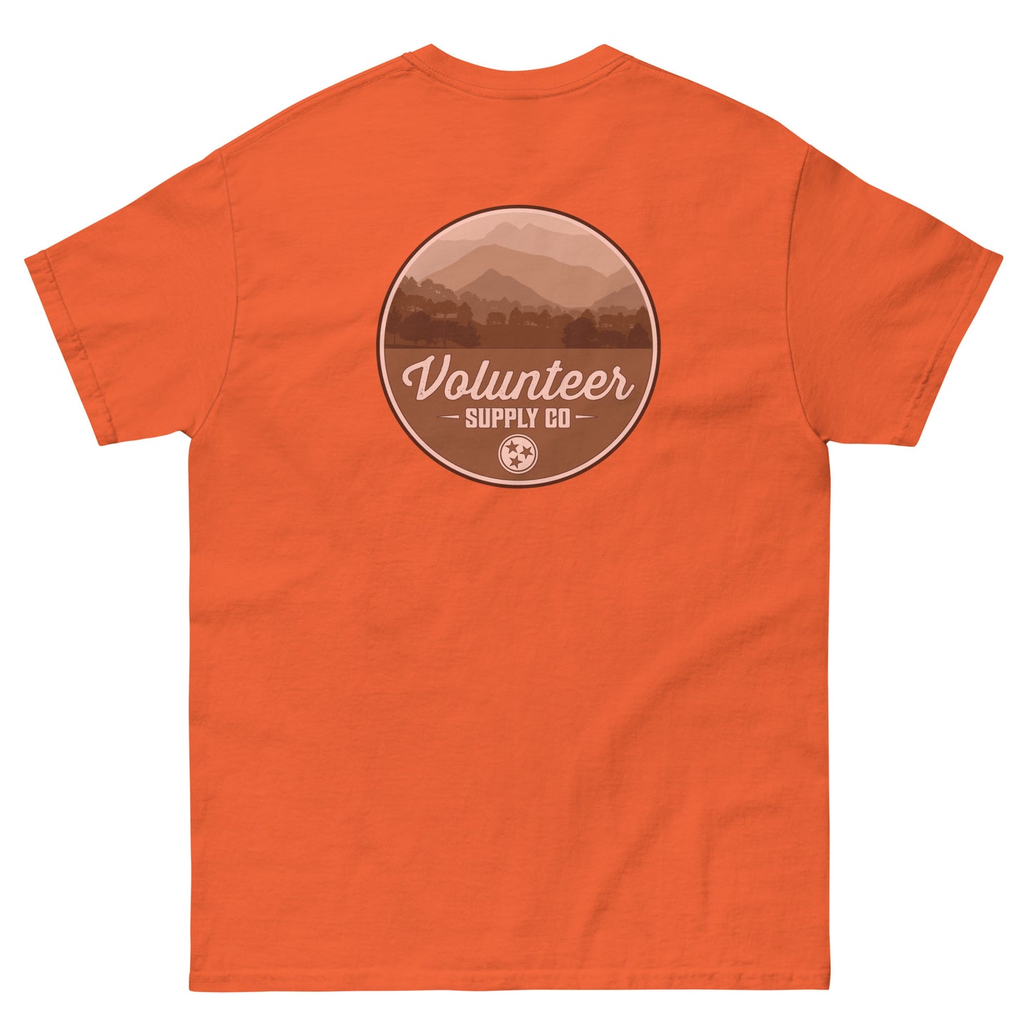 Volunteer Supply Co. Tee - Small Logo Front - Large Back