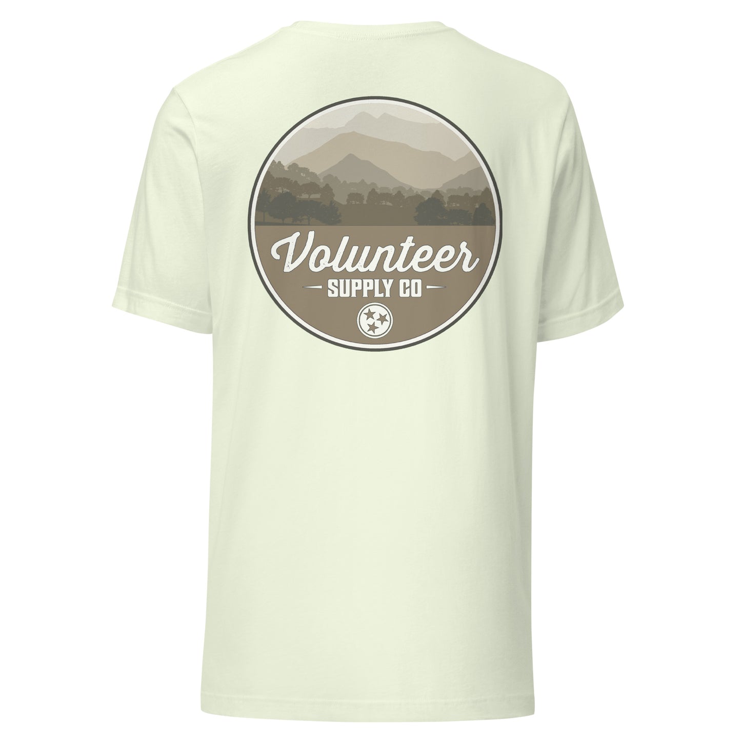 Volunteer Supply Co. Tee - Small Logo Front - Large Back - 3X - 4X