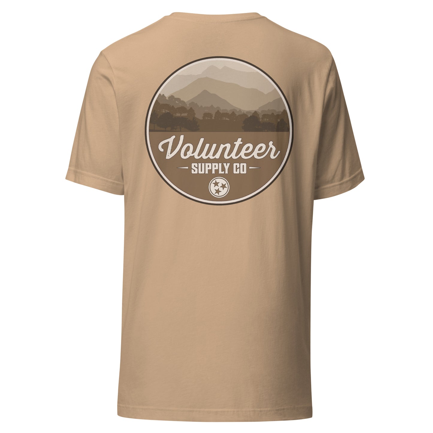 Volunteer Supply Co. Tee - Small Logo Front - Large Back - 3X - 4X