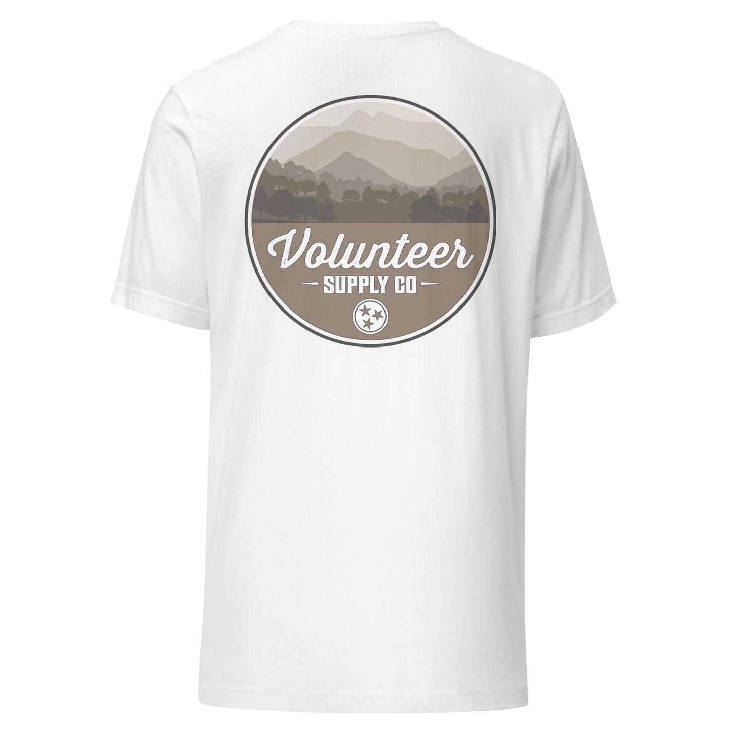 Volunteer Supply Co. Tee - Small Logo Front - Large Back - 3X - 4X